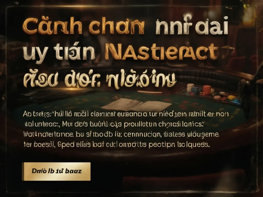kinh nghiệm chọn nhà cái